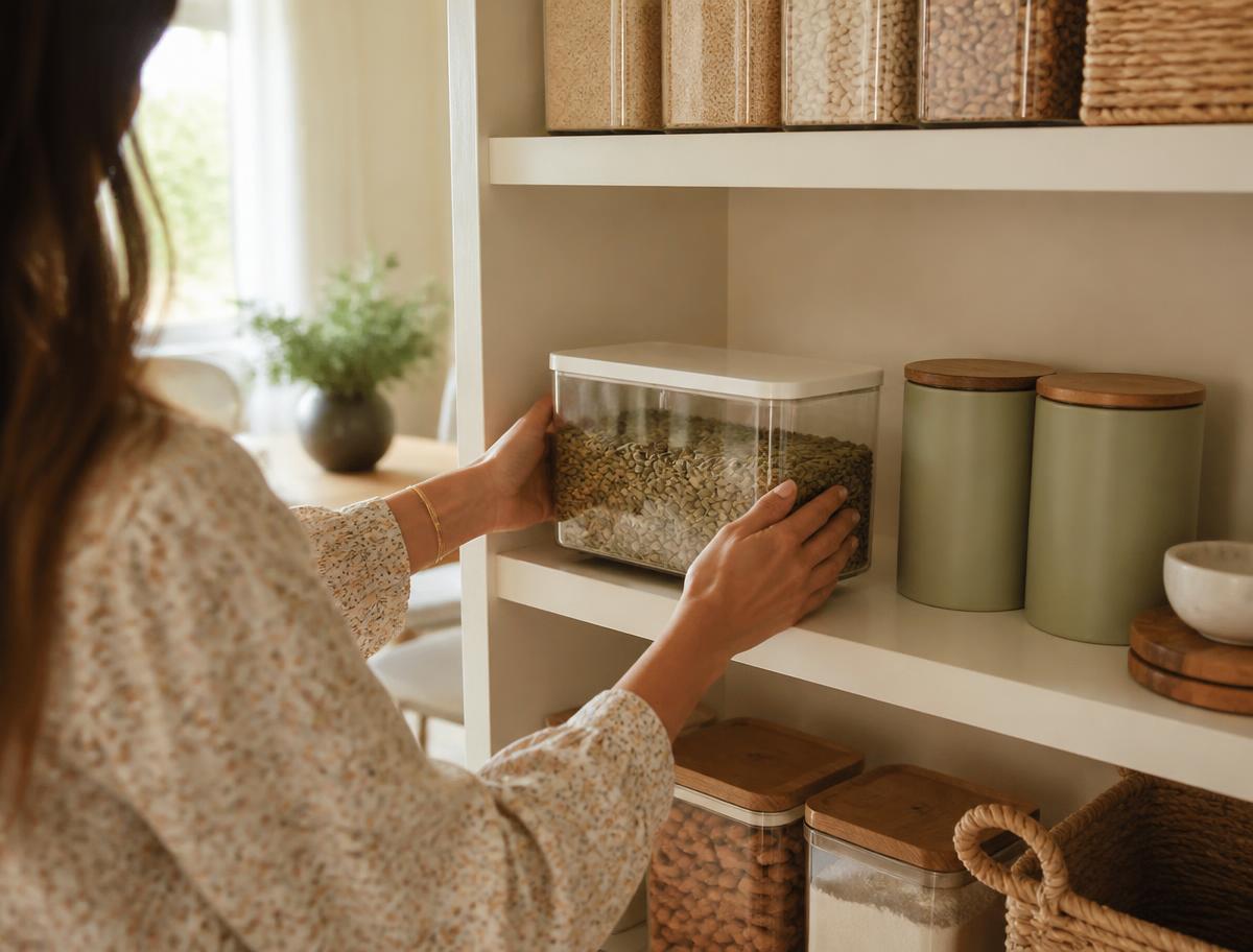 Starter Organizing Kit in a finished, organized home